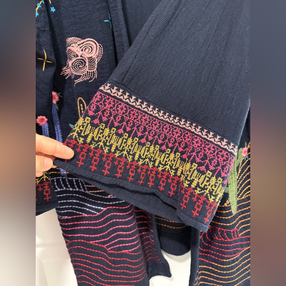 Johnny Was BIYA SHORT KIMONO Limited Edition - Picture 6 of 11